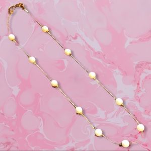 Faux Pearl Necklace